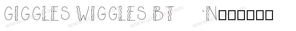 Giggles Wiggles BTN字体转换